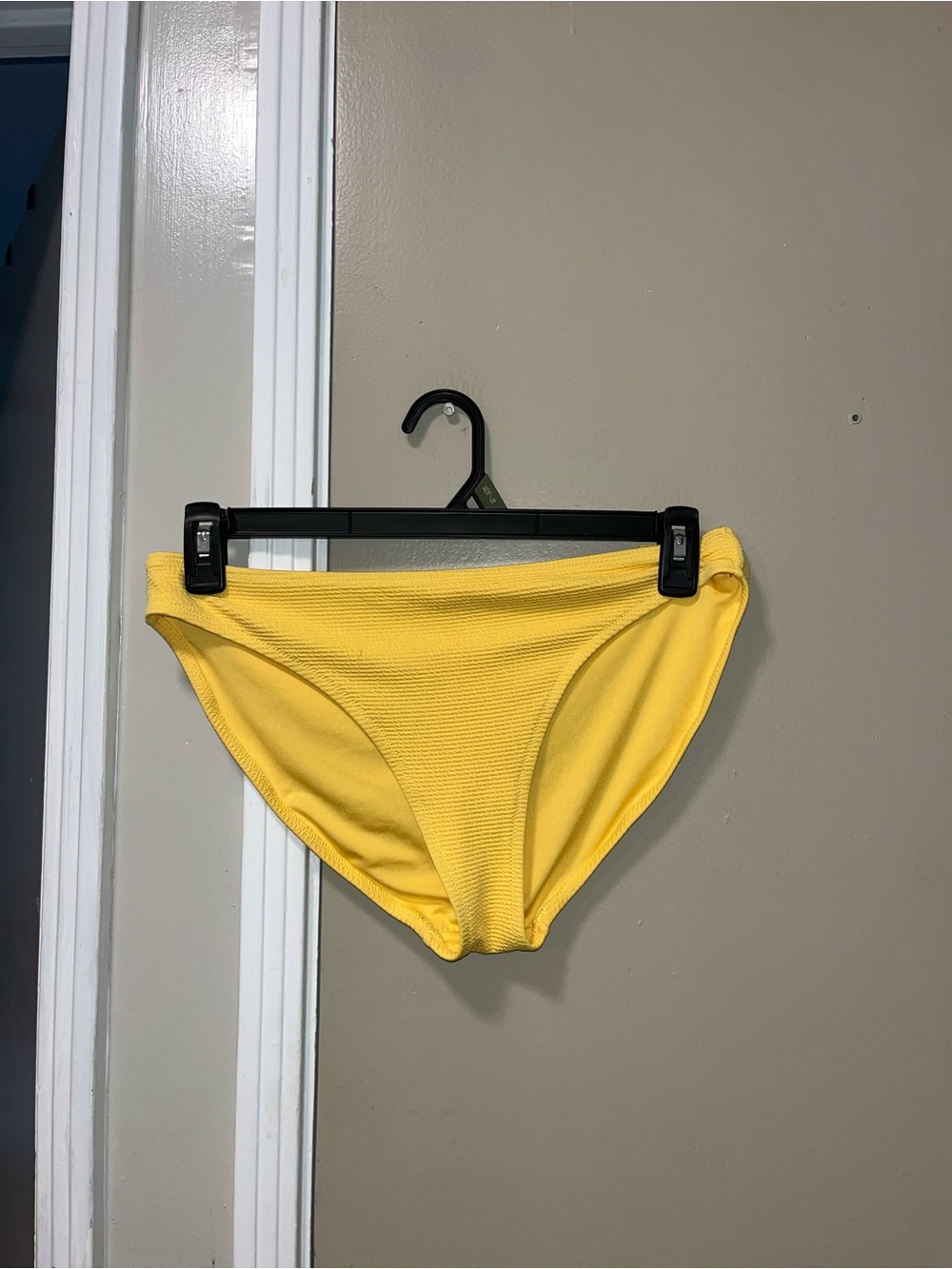 Old Navy Yellow Textured Bikini Bottom